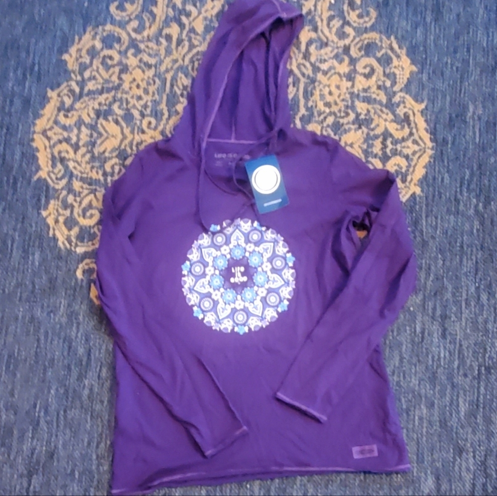 Life is Good Hooded Shirt